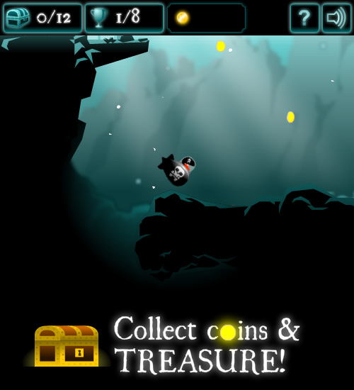 Collect coins and treasure